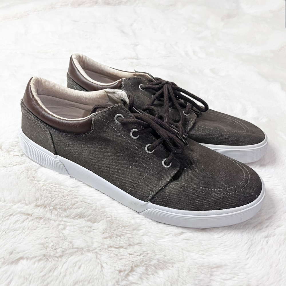 St. John's Bay Mens Bryce Lace-Up Brown Sneakers Size 9‎